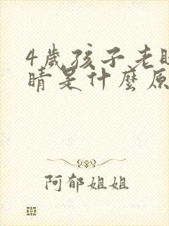 4岁孩子老眨眼睛是什么原因