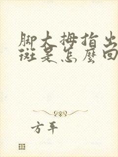 脚大拇指出现血斑是怎么回事封面