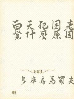 白天犯困老想睡觉什么原因