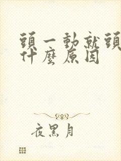 头一动就头昏是什么原因封面