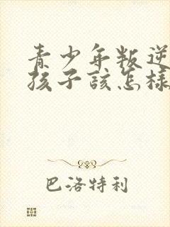 青少年叛逆期的孩子该怎样管教