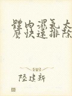 体内湿气太重怎么快速排除封面