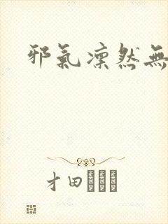 邪气凛然无弹窗