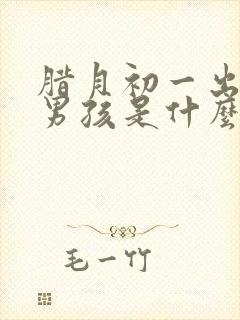 腊月初一出生的男孩是什么命