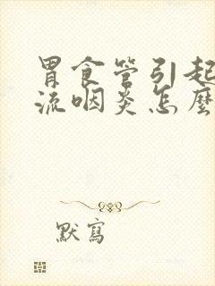 胃食管引起的反流咽炎怎么办封面