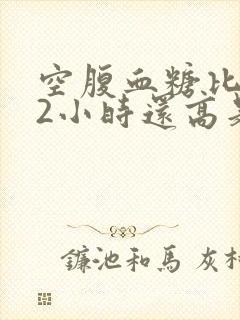 空腹血糖比餐后2小时还高是啥原因封面