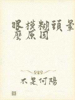 眼模糊头晕是什么原因