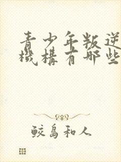 青少年叛逆管教机构有哪些