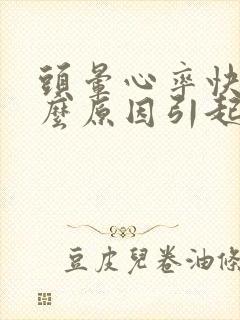 头晕心率快是什么原因引起的?