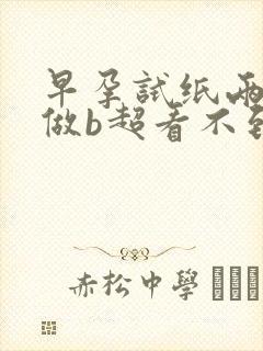 早孕试纸两条杠做b超看不到孕胚胎