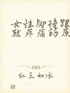 女性脚后跟一按就疼痛的原因