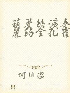 葫芦丝演奏的美丽的金孔雀