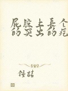 屁股上长个硬硬的突出的疙瘩很疼