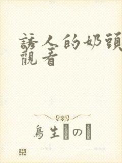 诱人的奶头免费观看封面