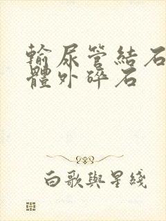 输尿管结石下段体外碎石