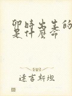 卯时出生的男孩是什么命