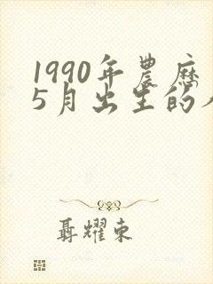 1990年农历5月出生的人什么命