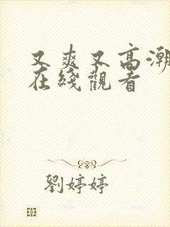 又爽又高潮视频在线观看