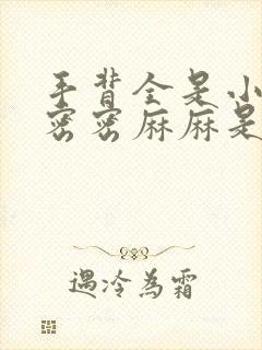 手背全是小疙瘩密密麻麻是什么病