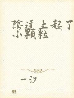 阴道上起了好多小颗粒