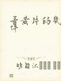 看黄片的几个软件