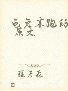 龟兔赛跑的故事 原文