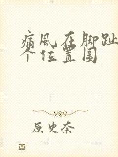 痛风在脚趾的哪个位置图