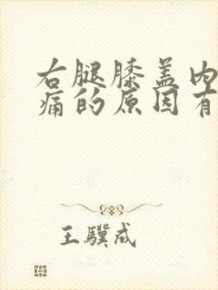 右腿膝盖内侧疼痛的原因有三种