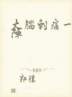 大脑刺痛一阵一阵