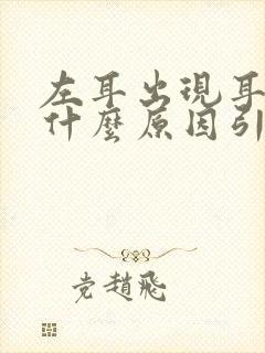 左耳出现耳鸣是什么原因引起