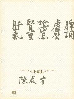 肝肾阴虚脾虚湿气重怎么调理封面