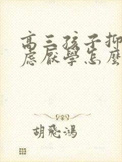 高三孩子抑郁焦虑厌学怎么办封面