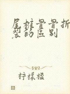 尾椎骨骨折和骨裂的区别