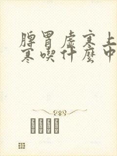 脾胃虚寒上热下寒吃什么中成药