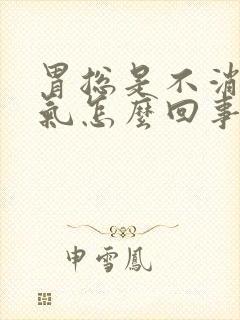 胃总是不消化胀气怎么回事封面