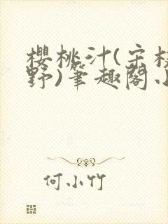 樱桃汁(宋枝江野)笔趣阁小说渡欲