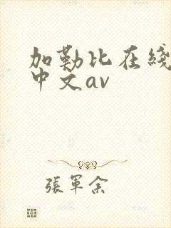 加勒比在线播放中文av