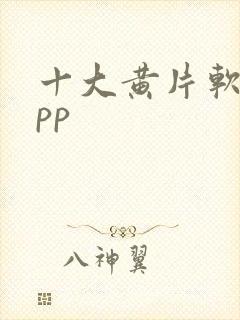 十大黄片软件app