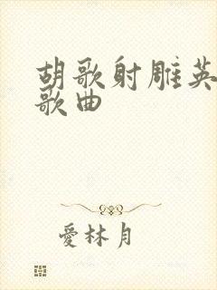 胡歌射雕英雄传歌曲