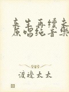 来生再续未了情原唱纯音乐