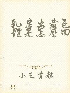 乳房出黄色的液体是怎么回事封面