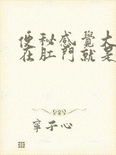 便秘感觉大便堵在肛门就是拉不下来怎么办封面