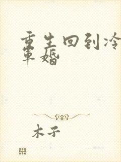 重生回到冷战前军婚封面