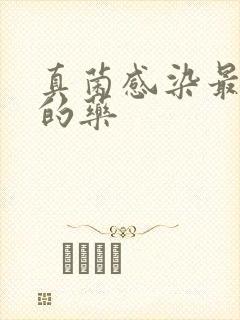 真菌感染最有效的药