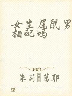 女生属鼠男属龙相配吗封面