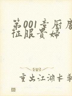 第001章厨房征服贵妇封面