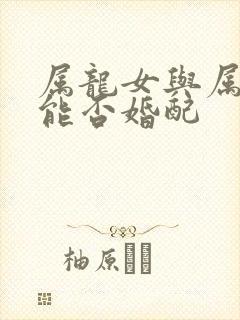 属龙女与属兔男能否婚配