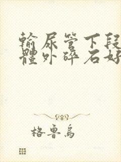 输尿管下段结石体外碎石好吗