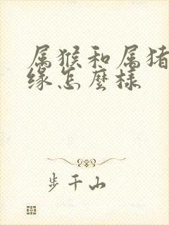 属猴和属猪的姻缘怎么样