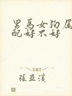 男马女狗属相婚配好不好